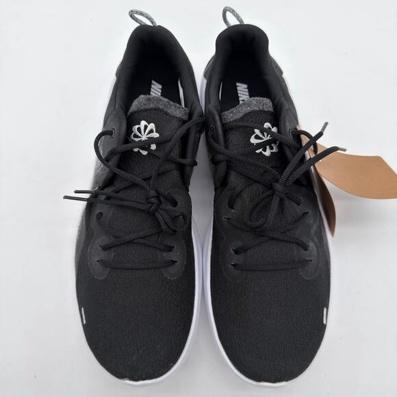 Nike Flex Run 2021 Black White Active Mens 11 Running Cushion Shoes CW3408-002 main image 6